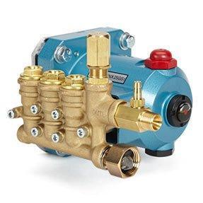 4DNX25GSI CAT Pressure Washer Triplex Positive Displacement Plunger Pump 3000 PSI 2.5 GPM , 4DNX Series , 3/4 inch Hollow Shaft Diameter , SAE J609 Gas Engine Flange , Block - Style Brass - Hydrocomponents & Technologies Inc.