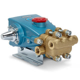 230 Cat Pump 2.3 gpm / 8.7 lpm 1500 PSI 1/2" NPT(F) Inlet Port Size 3/8" NPT(F) Discharge Port Size 1725 RPM Belt, Clutch, Flexible Coupling and Bellhousing Drive Type(s) Brass