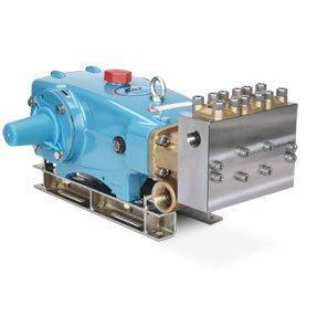 3560 CAT Triplex Positive Displacement Plunger Pump , 35 - Frame Series , Flange - Mount Ready , Reciprocating , SBG , Double Shaft , Block - Style Brass , Stainless Steel , Standard NBR (Buna - N) Seals , 20/4000, 25/3000 - Hydrocomponents & Technologies Inc.