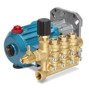 67DX39G1I CAT Pressure Washer Triplex Positive Displacement Plunger Pump 3.9 GPM , 4,000 PSI , 67DX Series , 1" Crankshaft Diameter , SAE J609 Gas Flange , Forged Brass Block , Buna - N Seals &amp; O - rings - Hydrocomponents & Technologies Inc.