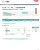 NF270-4040 FilmTec™ DOW / DuPont Membranes Nanofiltration 70 PSI 2,500 GPD 4 x 40 inch