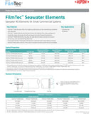 SW30-4021 FilmTec™ DOW / DuPont Seawater 800 PSI 800 GPD 4 x 21 inch Membranes