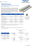 TML20D-400 Toray 150 PSI 12,000 GPD 8 x 40 inch Membranes