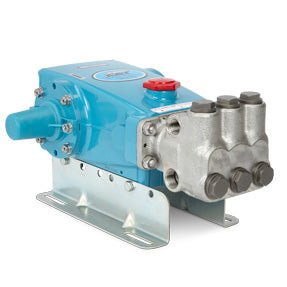 1051 Cat Triplex Positive Displacement Plunger Pump 10 GPM at 2200 PSI / 12.3 GPM at 1800 PSI , 15 - Frame , 316 Stainless Steel Manifold , Right - Hand Shaft - Hydrocomponents & Technologies Inc.