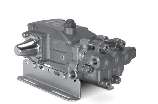 5CP6221 Cat Pump 6 GPM / 22.7 LPM 2000 PSI 1/2" NPT(F) Inlet Port Size 3/8" NPT(F) Discharge Port Size 1450 RPM Belt, Clutch, Flexible Coupling and Bellhousing Drive Type(s) 316 Stainless Steel 5CP Plunger Pump - Hydrocomponents & Technologies Inc.