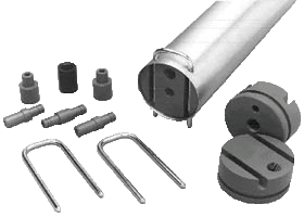 PV - 4040.1S U - pin 300 PSI Stainless Steel Membrane Housing Pressure Vessels - Hydrocomponents & Technologies Inc.